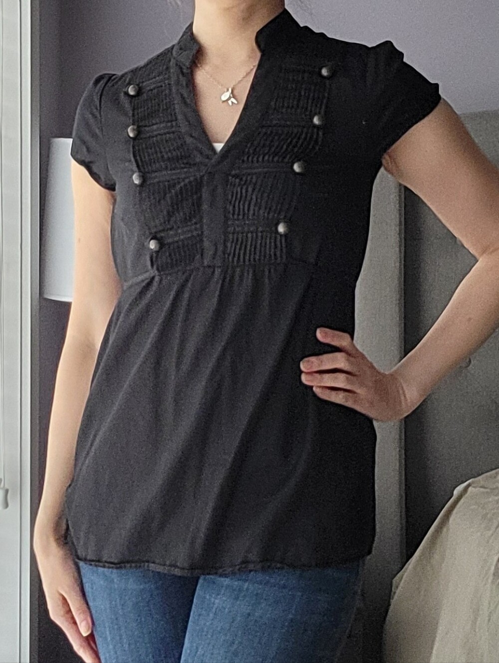 Twik Button Detailed Shirt